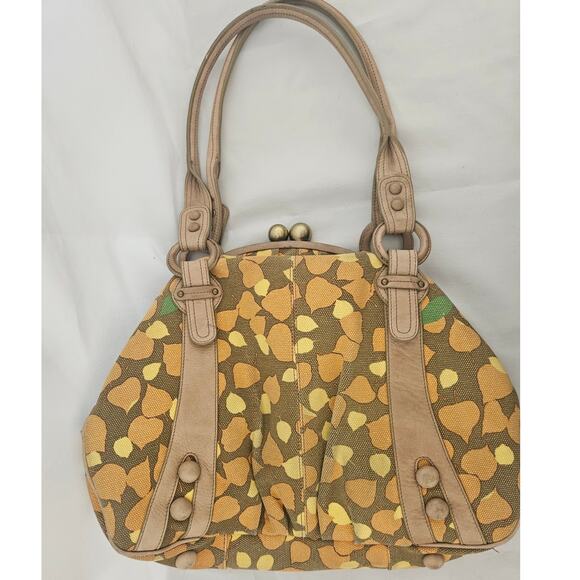 Vintage Paule Marrot Editions Multicolor Retro Print Double Handle Shoulder Bag - Picture 8 of 13